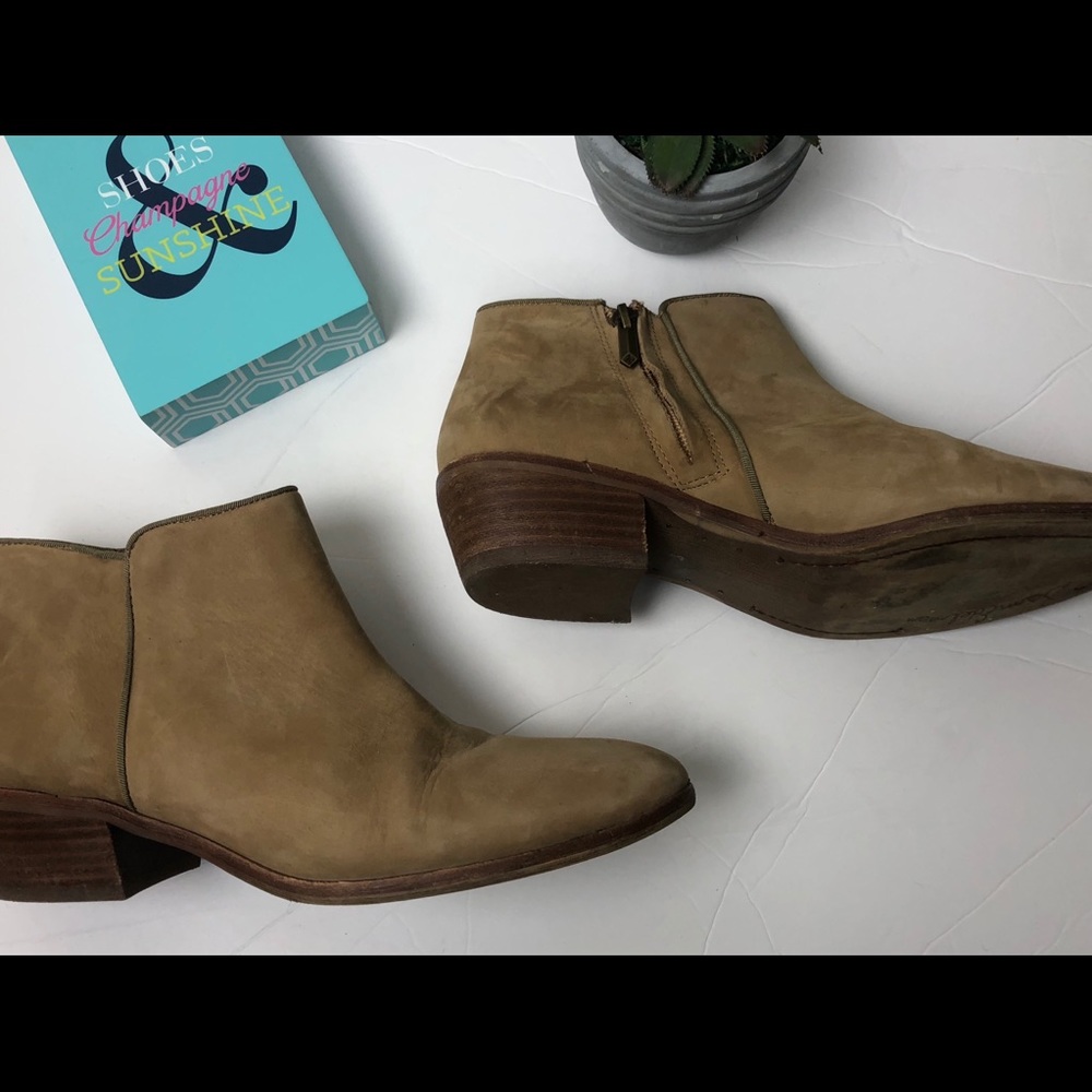 Sam Edelman suede ankle boots, sz 8m